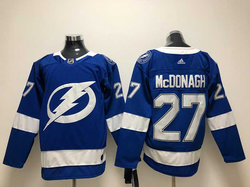 Tampa Bay Lightning 27 McDonagh Blue Adidas Stitched Jersey,We sell and wholesale Tampa Bay Lightning 27 McDonagh Blue Adidas Stitched Jersey on line form chian!